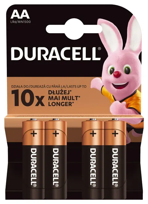 Bateria Duracell LR6 x4 (AA)