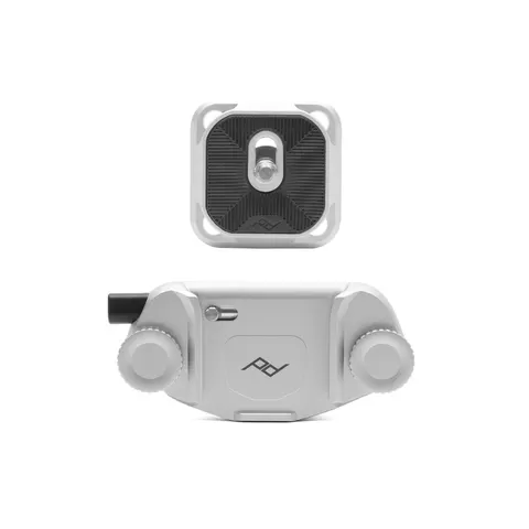 Uchwyt Peak Design Capture V3 z płytką standard - srebrny