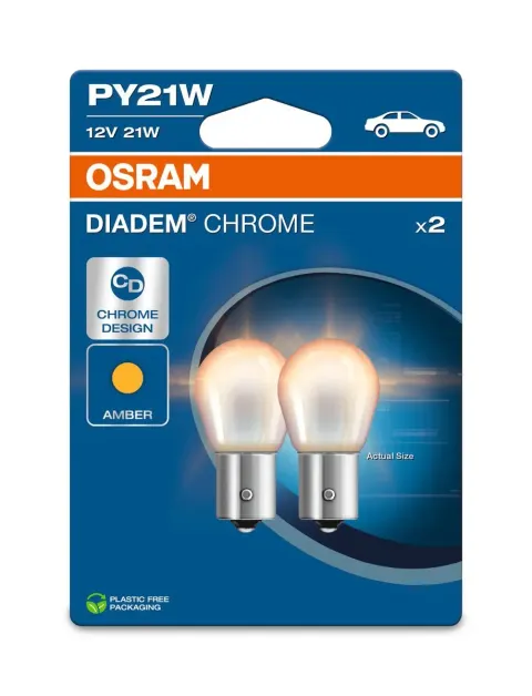 Osram żarówka PY21W 12V 21W Diadem chrome 2szt