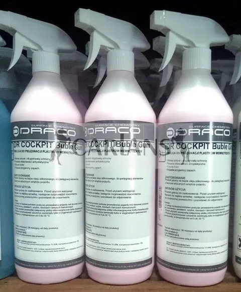 Draco Konserwacja kokpitu Bubble Gum atom. 750ml