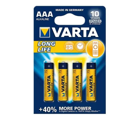 Bateria LR03 AAA Varta longlife 4szt
