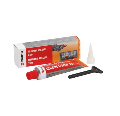 Silikon trwale elas. 70ml Wurth +300°C czarny