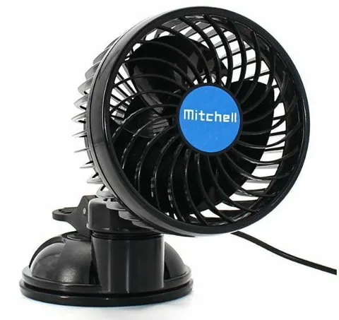 Wentylator samochodowy 6" przyssawka 24V