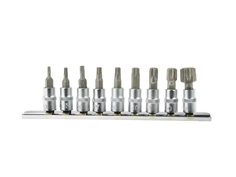 9el.zestaw kl.trzp.torx T10-60 1/4" CR Geko
