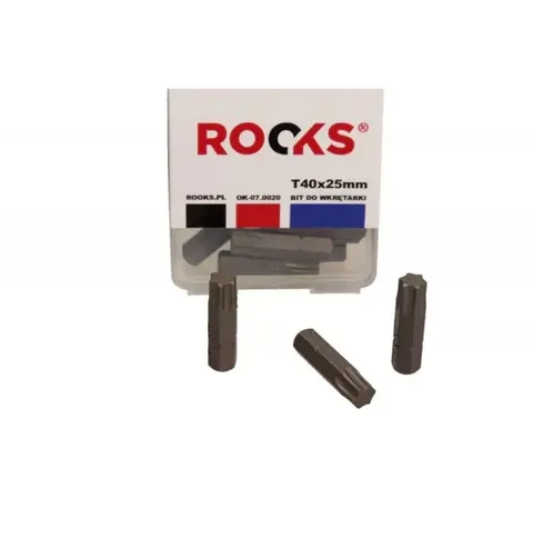 Bit torx T40x25mm Rooks 1szt (op.10szt)