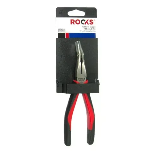 Szczypce uniwersalne wydłużone wygięte 160mm Rooks