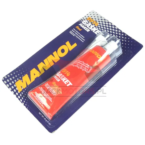 Mannol silikon czerwony do 300°C 85g