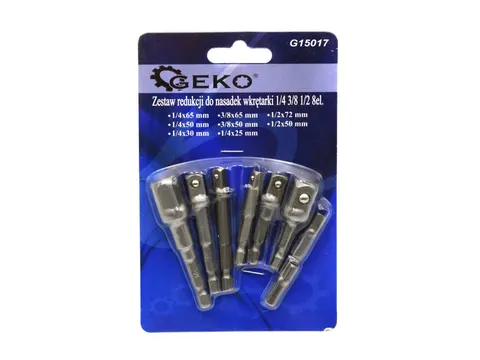 Redukcja do nasadki z wkrętarki 1,4"-1,2" 8el Geko