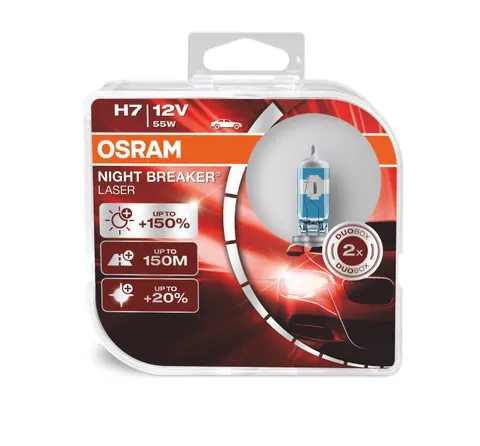 Osram żarówka H7 12V 55W NB Laser +150% 2szt