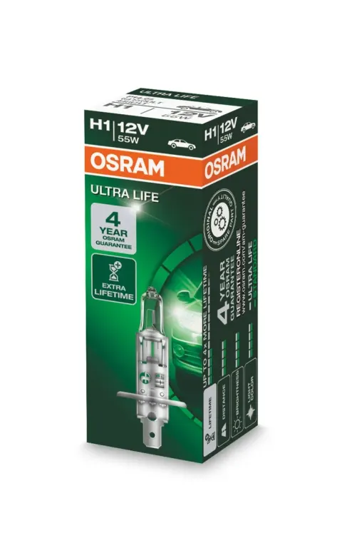 Osram żarówka H1 12V 55W Ultra Life 1szt