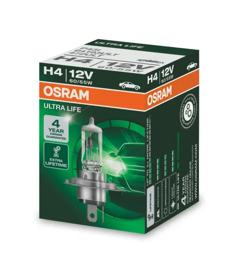 Osram żarówka H4 12V 60/55W Ultra Life 1szt