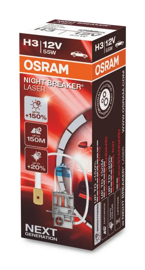 Osram żarówka H3 12V 55W Night Breaker LASER 1szt