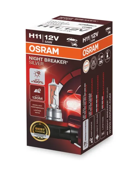 Osram żarówka H11 12V 55W Night Breaker +110% 1szt