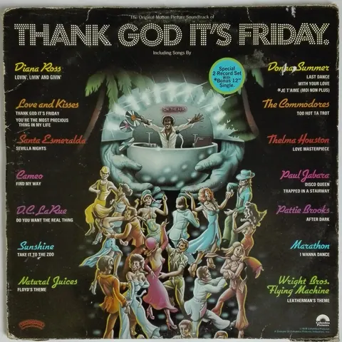 Thanks God It's Friday Soundtrack 2LP VG