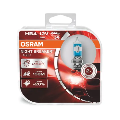Osram żarówka HB4 12V 51W Night Breaker LASER 2szt