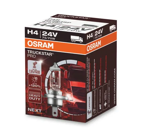Osram żarówka H4 24V 75/70W TRUCKSTAR PRO 1szt