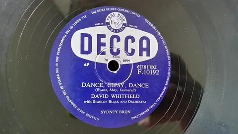 David Whitefield: Answer Me/Dance Gypsy Dance F10192 Decca