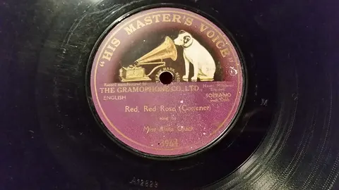 Miss Alma Gluck: Red, Rose (Cottenet) jednostronna 3964 HMV