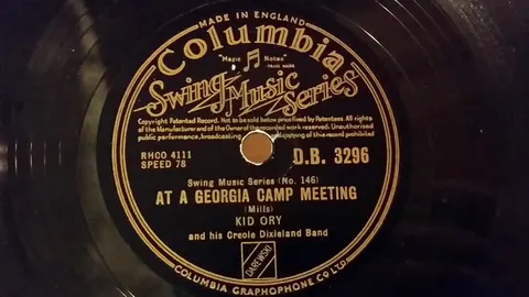 Kid Ory: At A Georgia Camp Meeting/Mahogany Hall Stomp DB3296 Columbia