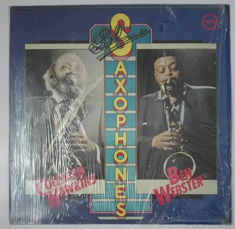 Coleman Hawkins & Ben Webster Saxophones Blue LP 2304169 Good