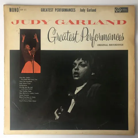 Judy Garland - Greatest Performances LP AH11 VG