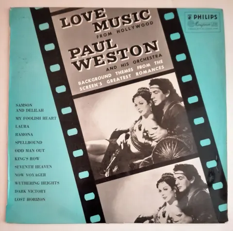 Paul Weston - Love Music from Hollywood LP VG