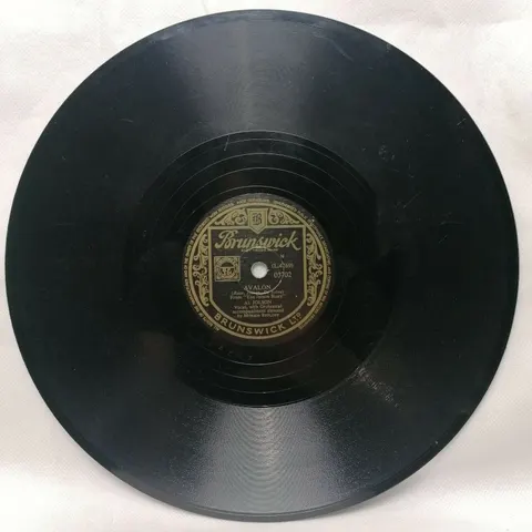 Al Jolson Avalon /Anniversary Song 3702a Brunswick
