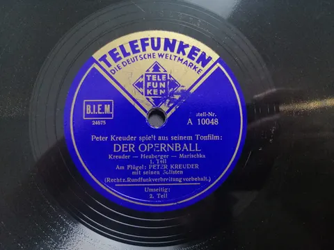 Peter Kreuder: Der Opernball 1,2 Teil A10048 Telefunken