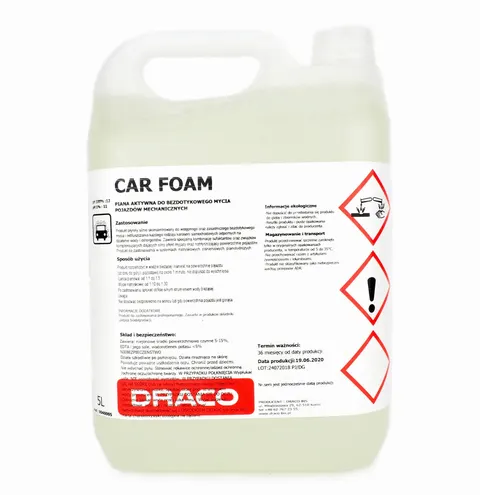 Draco aktywna piana CAR FOAM 5L