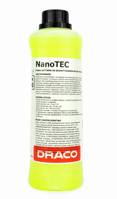 Draco aktywna piana NanoTEC 1L