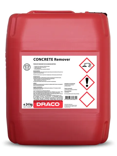 Draco Concrete Remover usuwa beton 5L