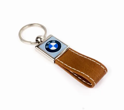 Brelok BMW ekoskóra logo silikon