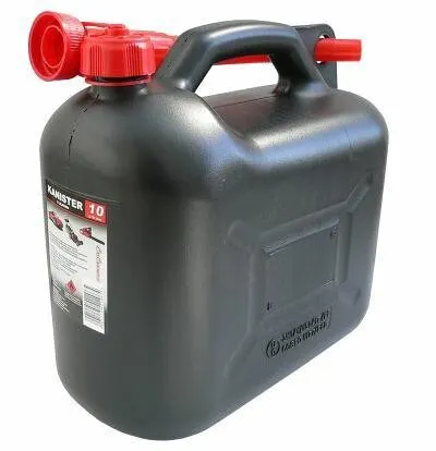 Kanister na paliwo 10l plastikowy czarny