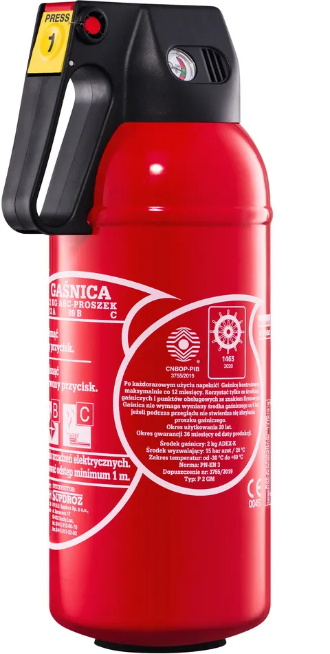 Gaśnica 1kg proszkowa GP-1z/x - Jockel regen.