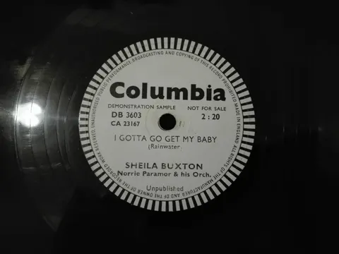 Sheila Buxton - I Gotta Go Get My Baby - jednostronna Columbia
