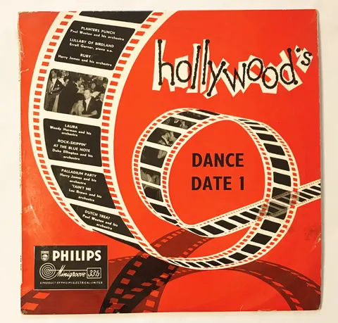 Hollywood's Dance Date I LP B07646R 10" Good