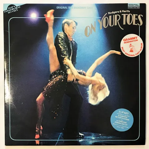 Rodgers, Lorenz Hart On Your Toes 2xLP TER21063 VG