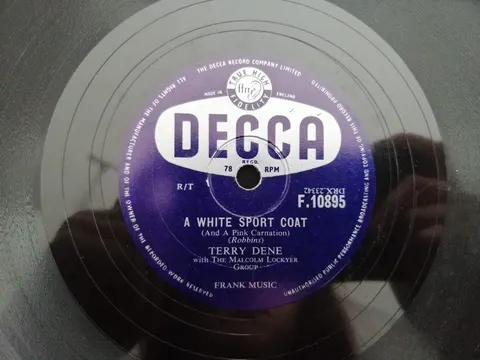 TERRY DENE: THE MANIN THE PHONE BOOTH/A WHITE SPORT COAT F10895 DECCA
