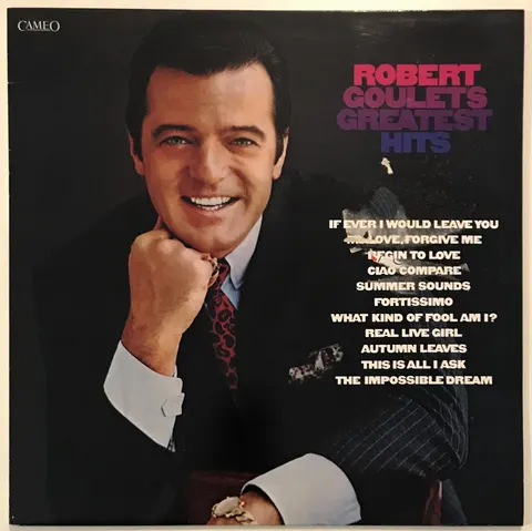 Robert Goulet's Greatest Hits LP CBS32258 EX