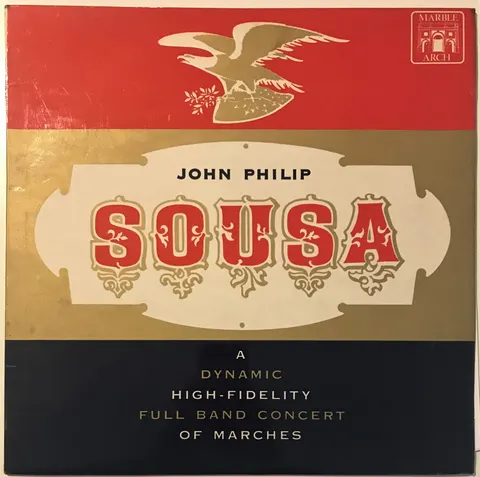 John Sousa Pride Of 48 Band LP MAL588 Good