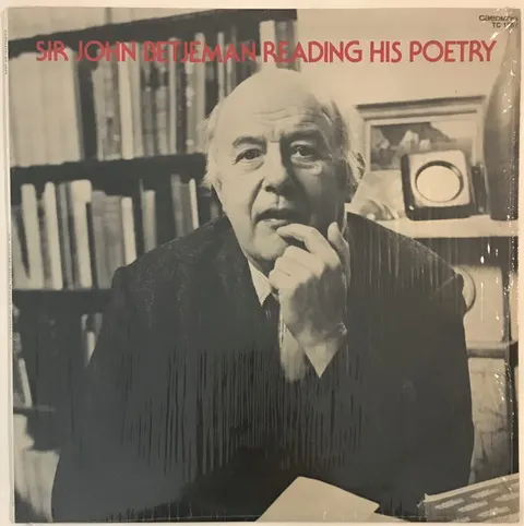 Sir John Betjeman Reading His Poetry LP TC1557 VG