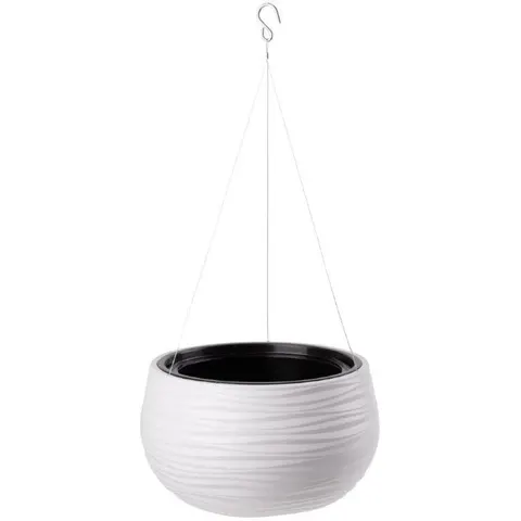 Doniczka Sahara dunes 32cm biała