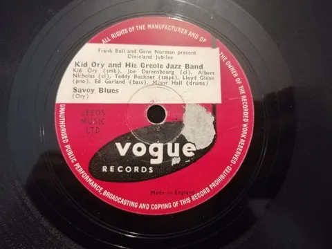 Kid Ory&Creole Jazz Band: Savoy Blues/12th Street Rag V2012 Vogue