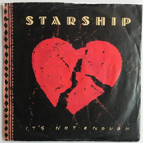 Starship - It's Not Enough SP PB49357 Good
