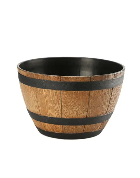 Donica Barrel 40cm brąz jasny