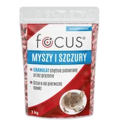 FOCUS TRUTKA NA MYSZY I SZCZURY GRANULAT 3KG
