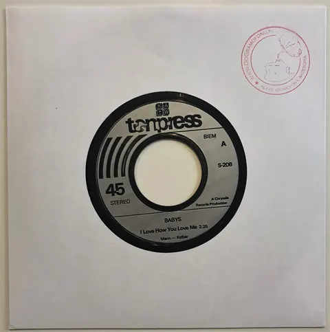 Babys - I Love How You Love Me SP S206 VG