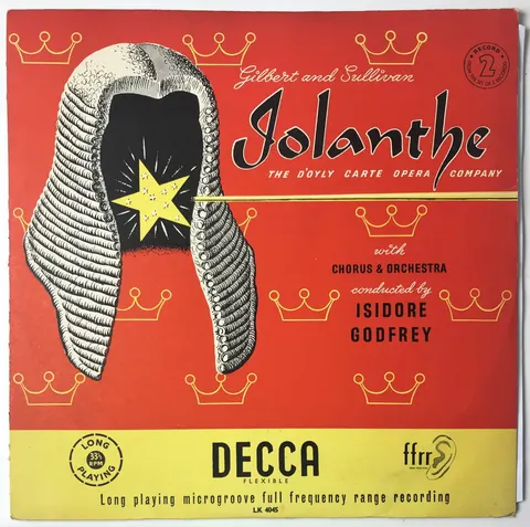 Gilbert & Sullivan - Iolanthe 2LP LK4044 Good