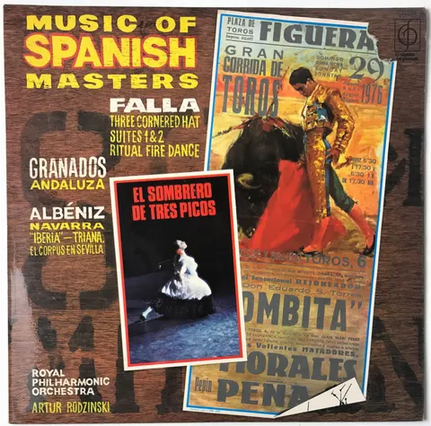 Music Of Spanish Masters LP CFP40261 EX
