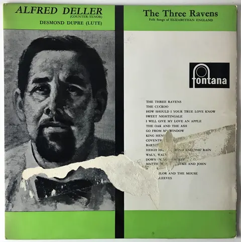 Deller, Dupré - The Three Ravens LP TFL6026 Good